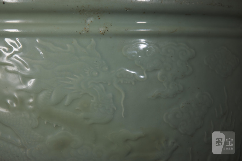 清雍正  江崖海水云龙纹画杠 - 图5